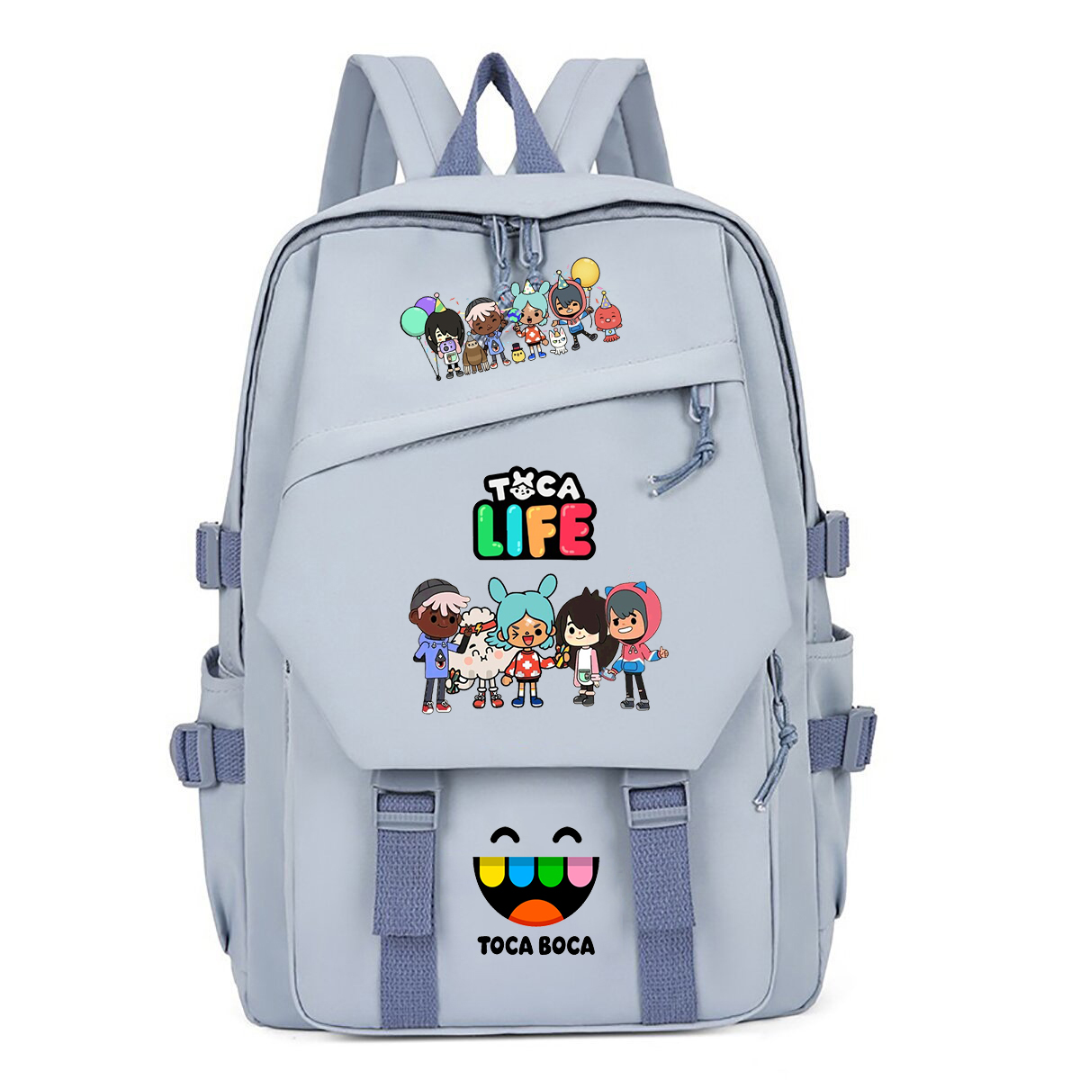 Korean Girls Lifestyle - Mochila con estampado Toca Life World,