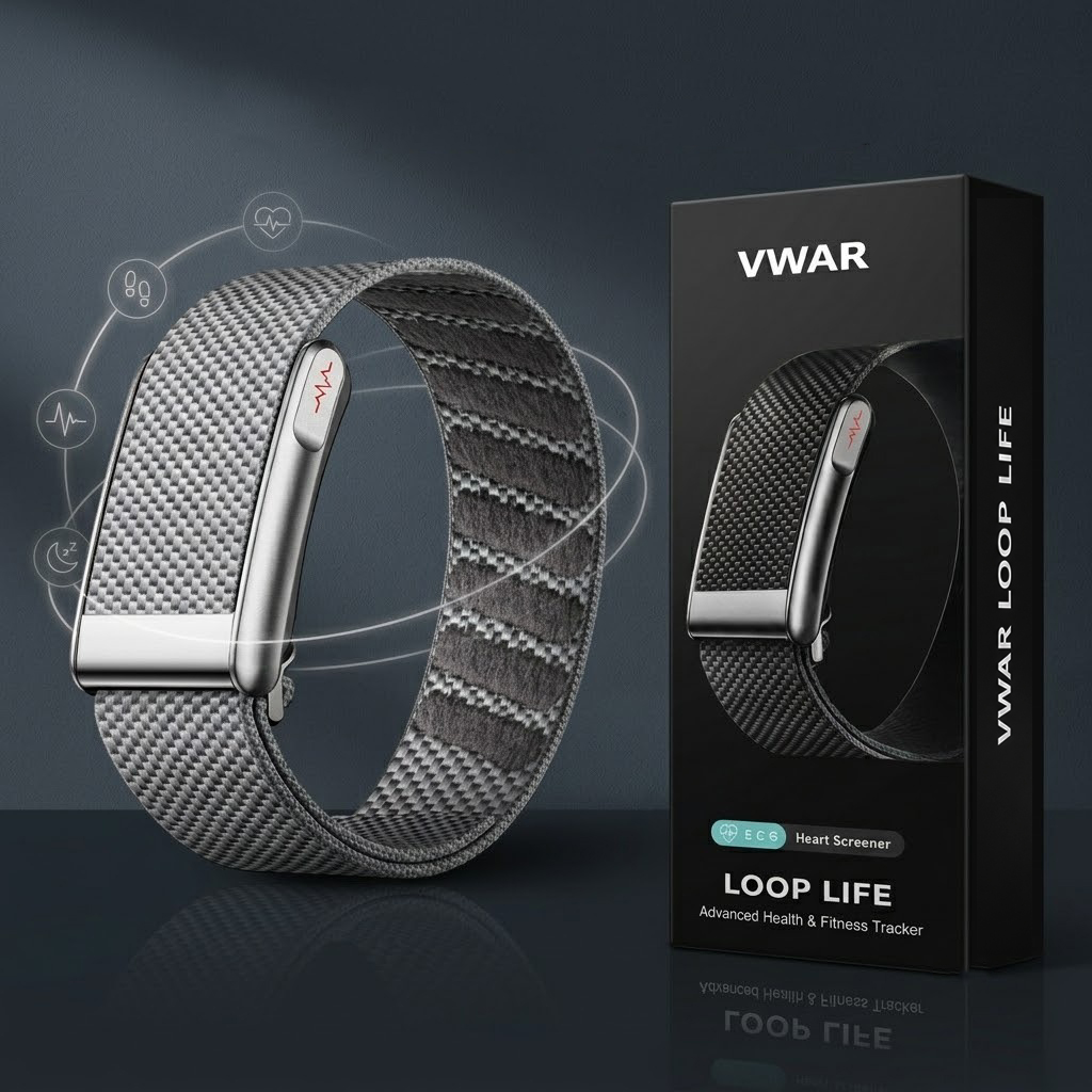 Korean Men Lifestyle - Pulsera Inteligente VWAR Original con Monitor