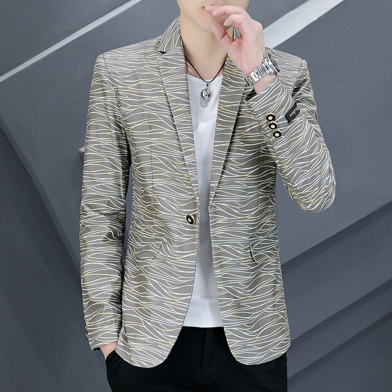 Korean Lifestyle & Kids Boutique Photos - Chaqueta de Traje Corta para Hombre,