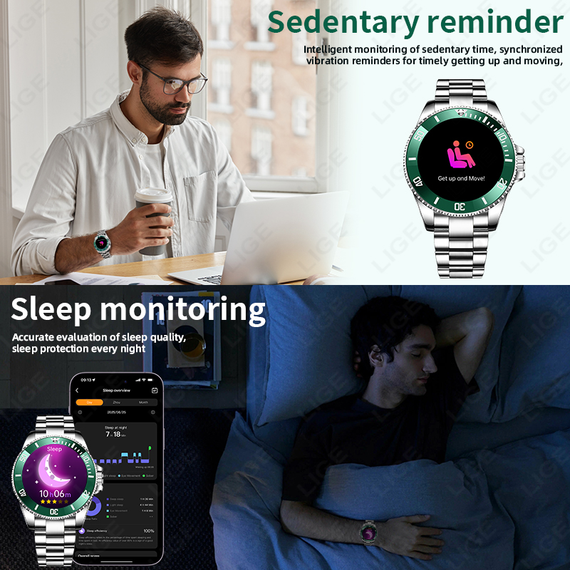 Reloj Inteligente LIGE 2026 de - Korean Men Lifestyle reseña y precio
