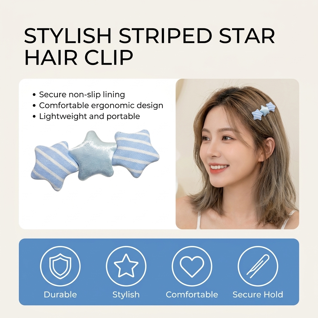 Bonita pinza para el cabello c - Korean Girls Lifestyle reseña y precio
