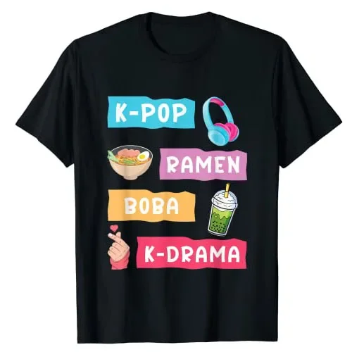 Camiseta de Moda para Fans de  - Korean Girls Lifestyle reseña y precio