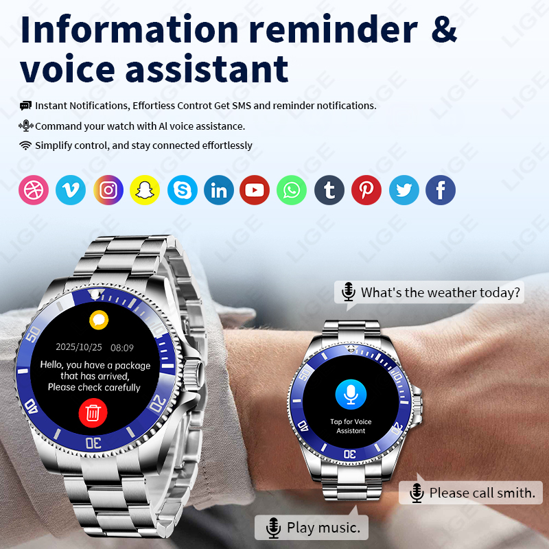 Nuevo Reloj Inteligente de Luj - Korean Men Lifestyle reseña y precio